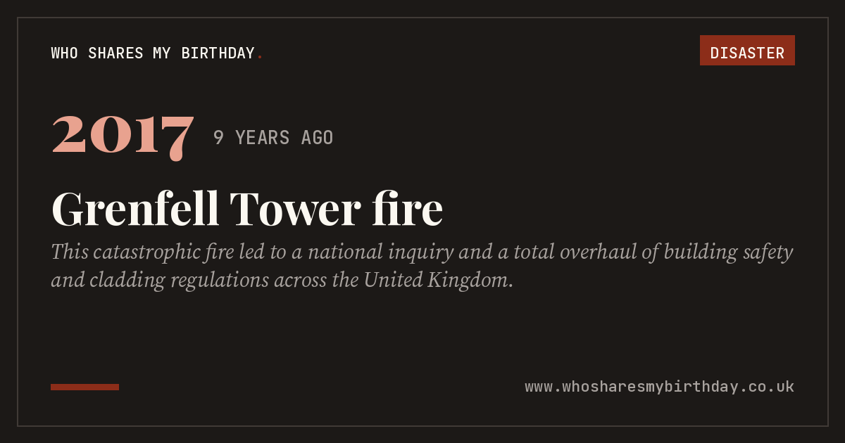 Grenfell Tower fire