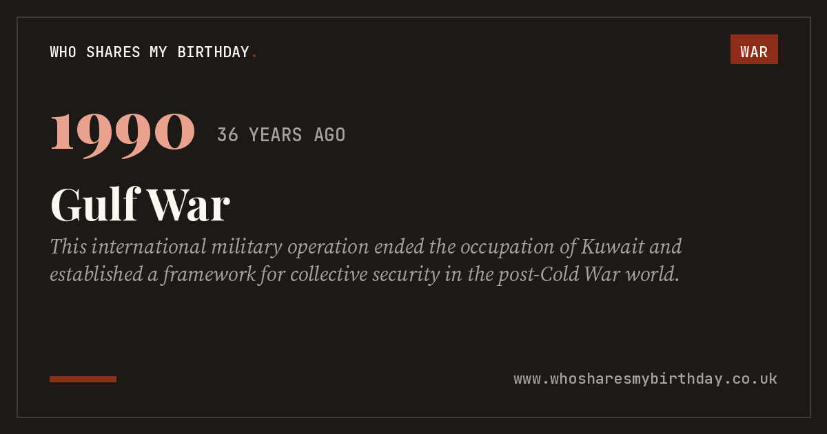 Gulf War