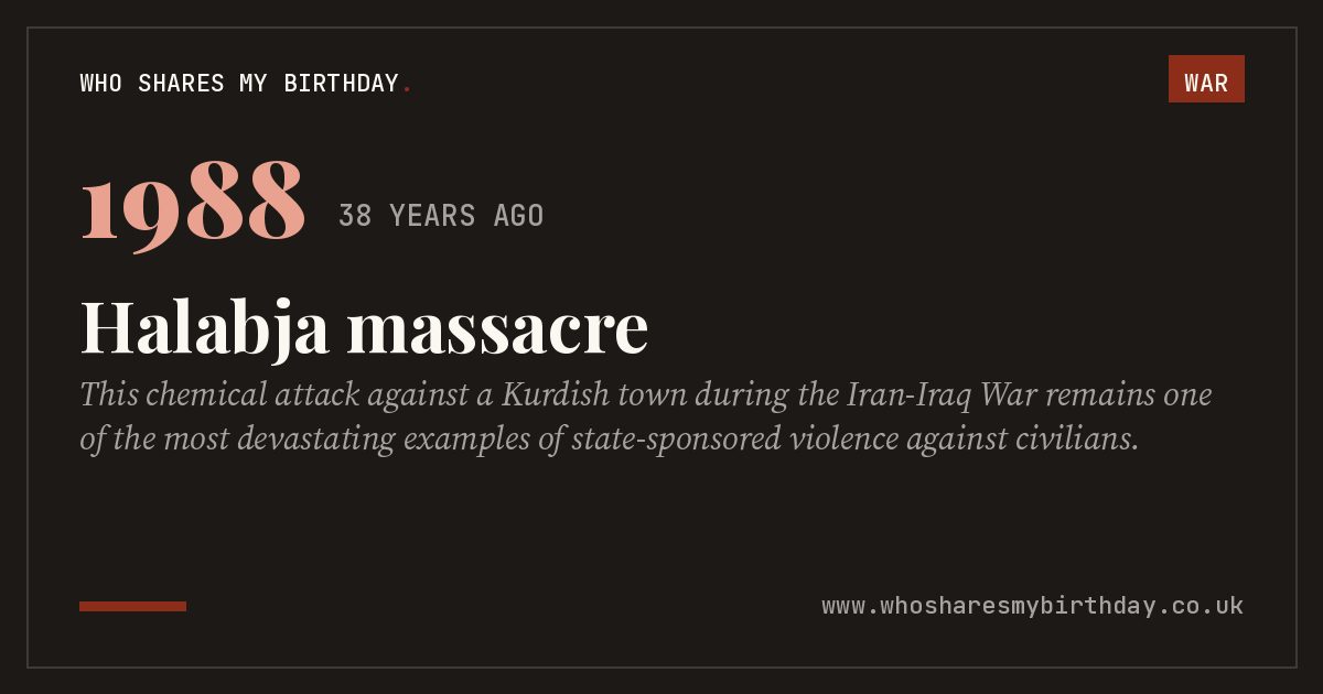 Halabja massacre