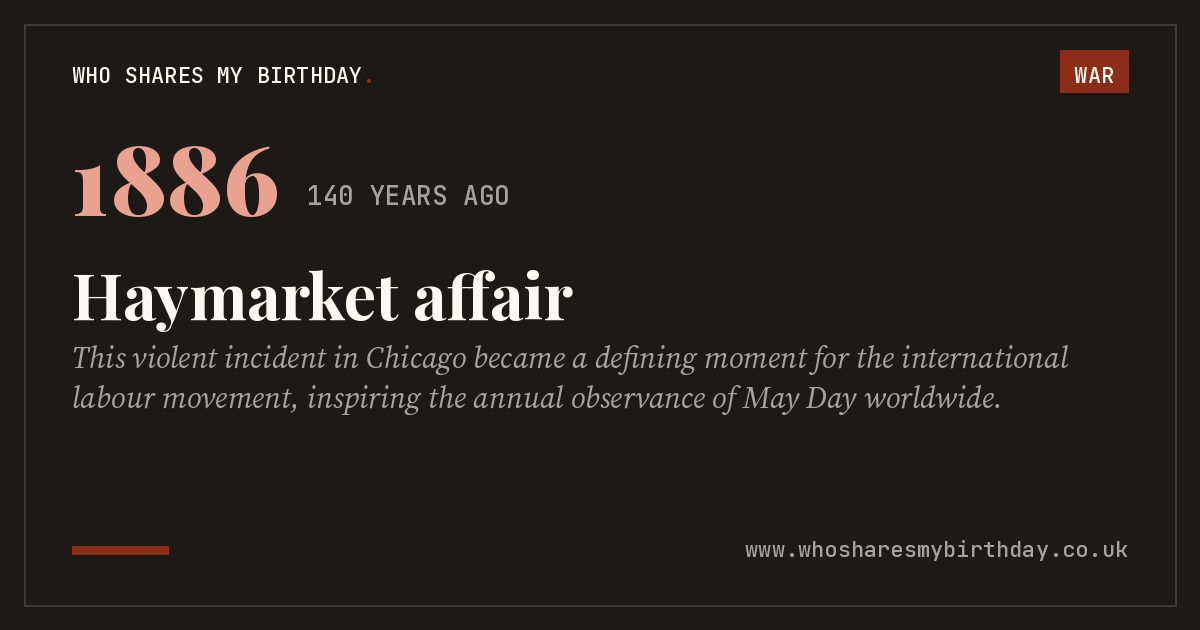 Haymarket affair