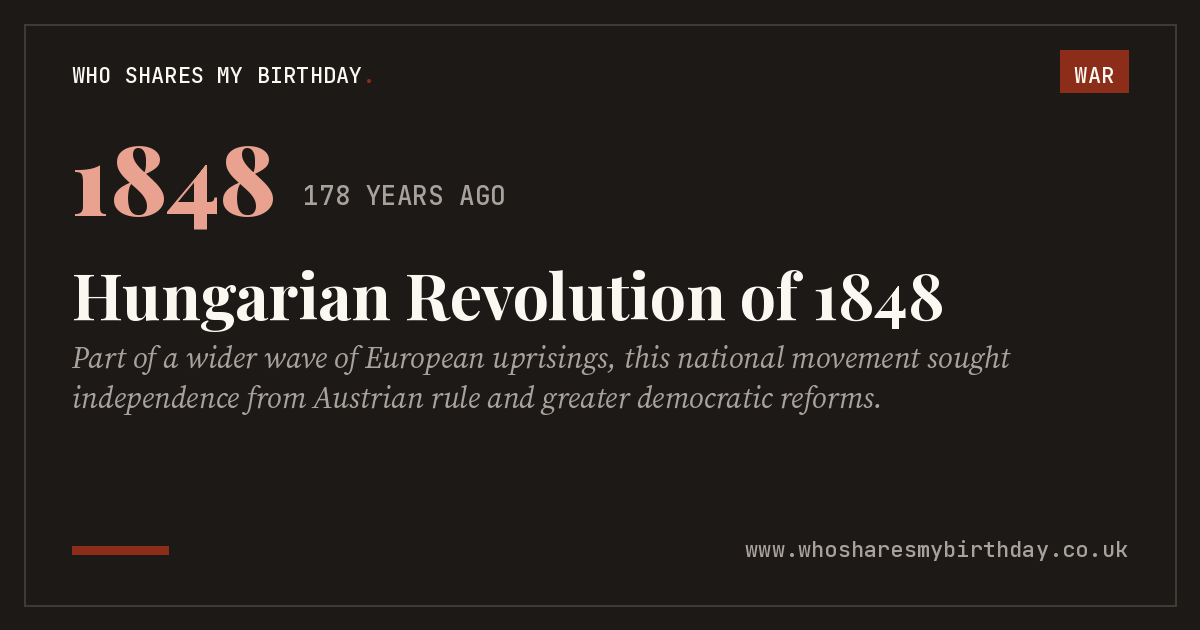 Hungarian Revolution of 1848