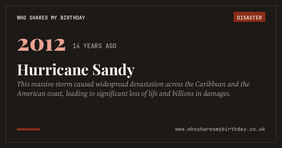Hurricane Sandy