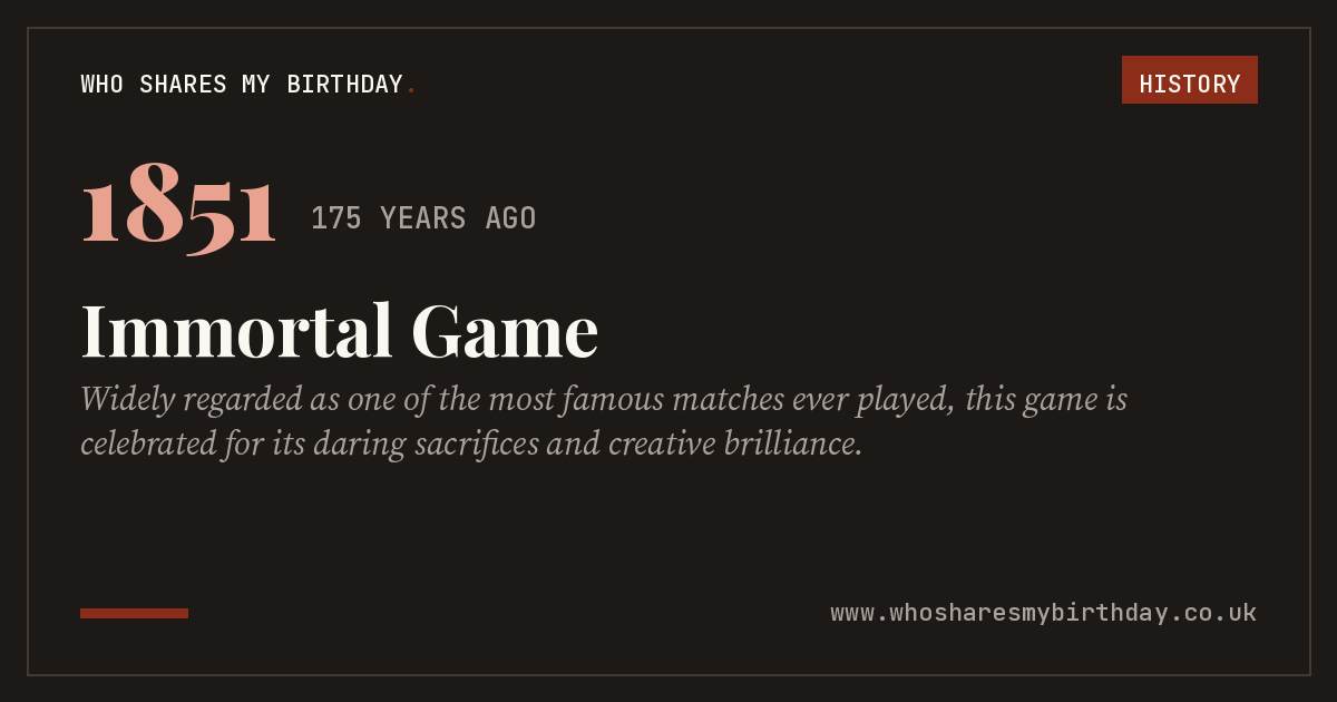 Immortal Game