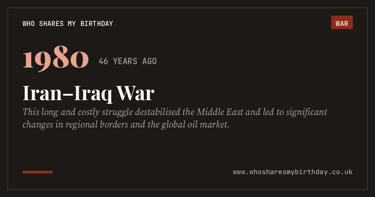 Iran–Iraq War