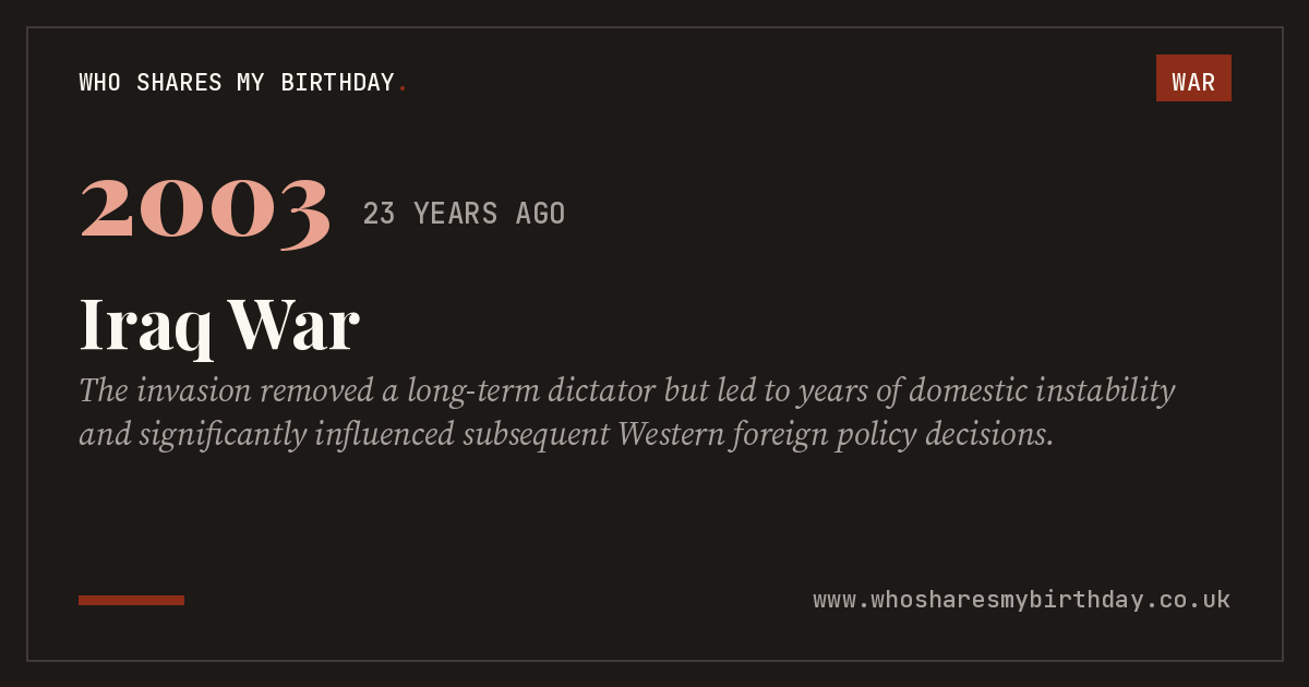 Iraq War