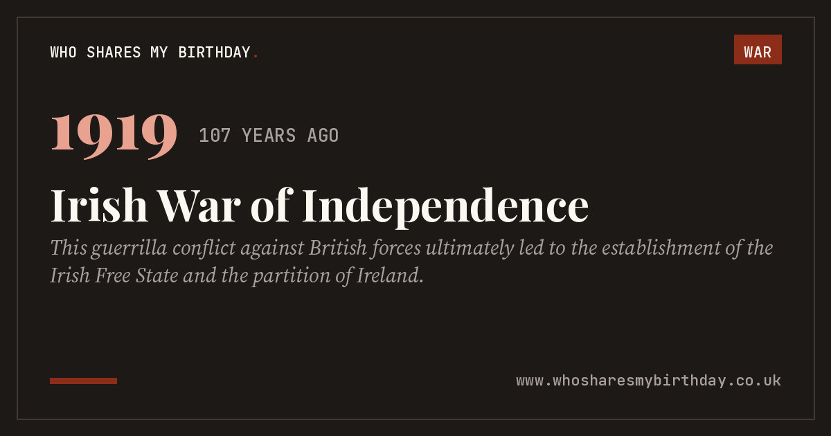 Irish War of Independence