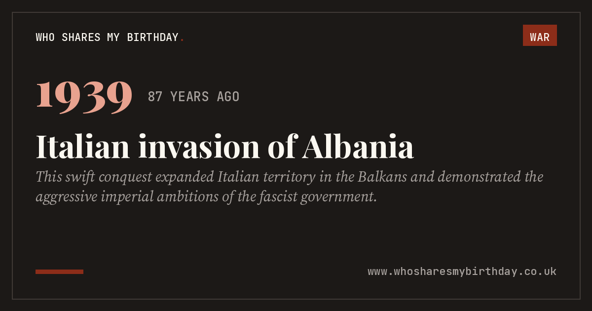 Italian invasion of Albania