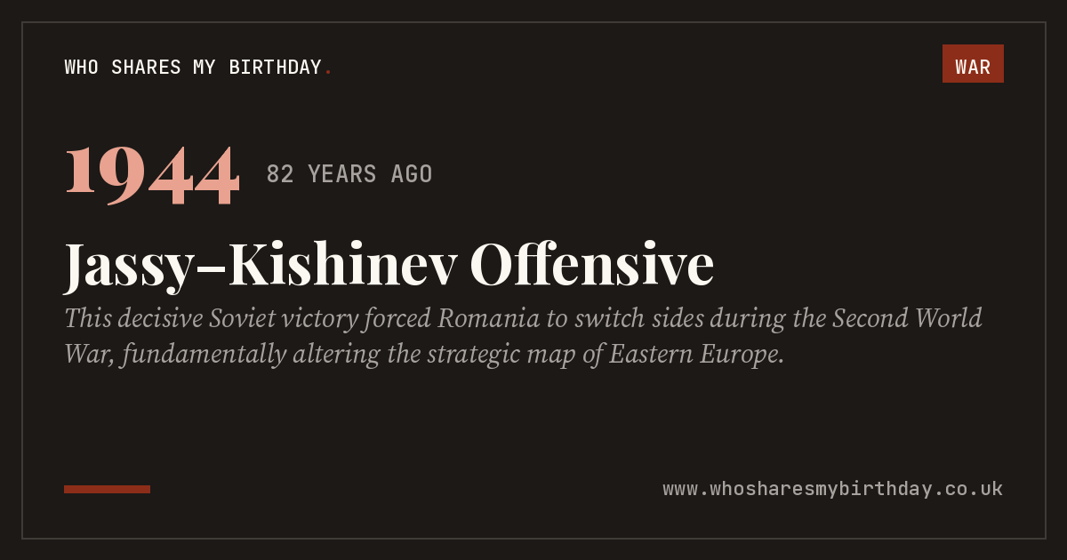 Jassy–Kishinev Offensive
