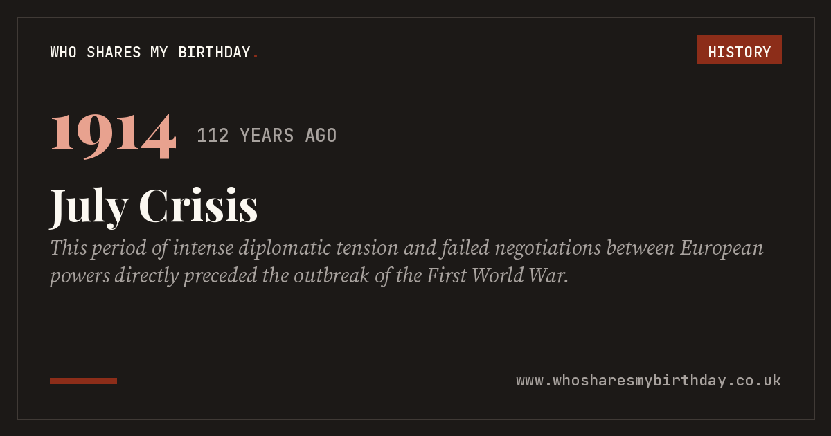 July Crisis