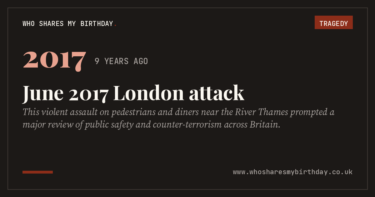 June 2017 London attack
