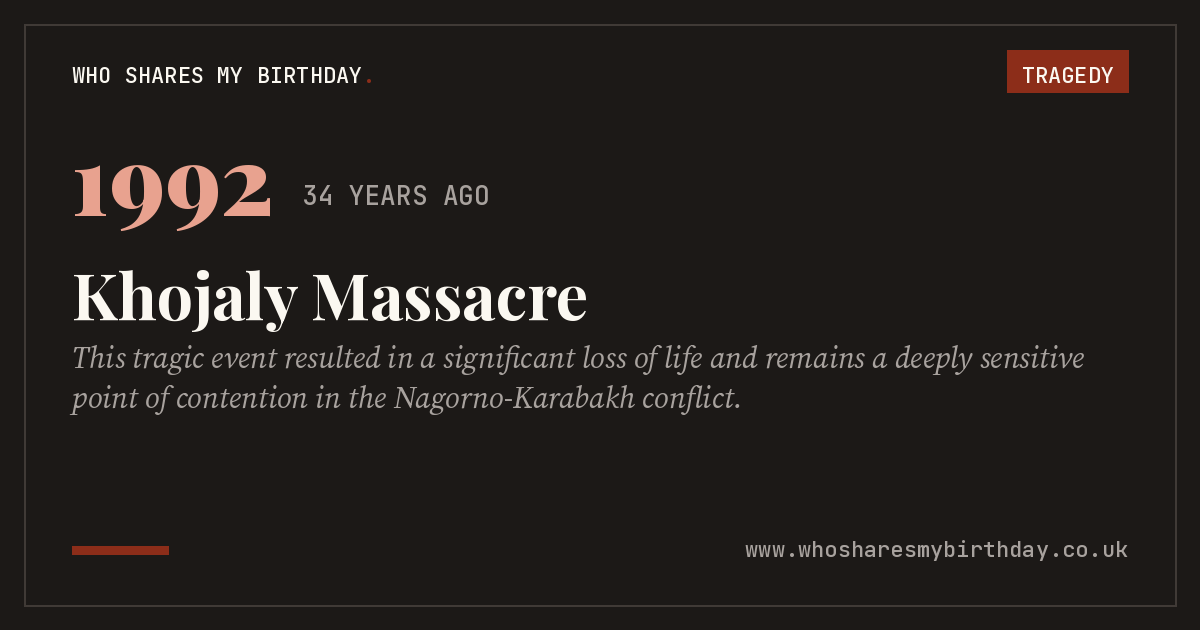 Khojaly Massacre