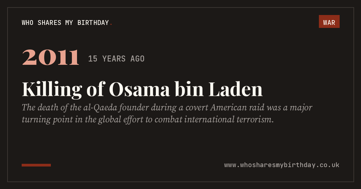 Killing of Osama bin Laden