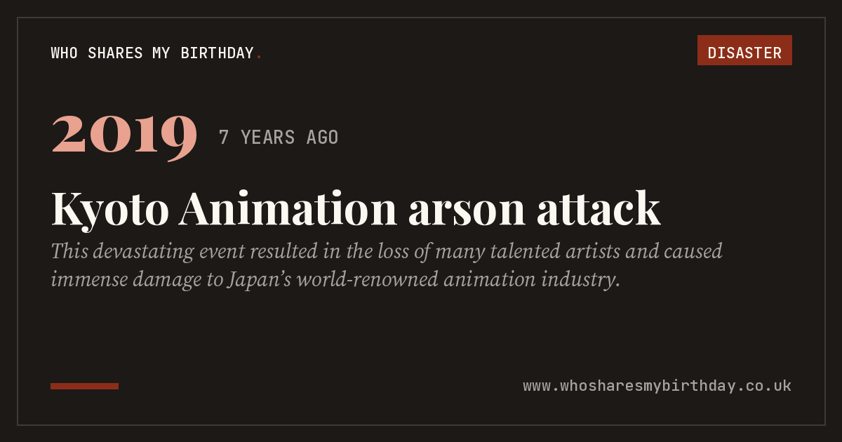 Kyoto Animation arson attack