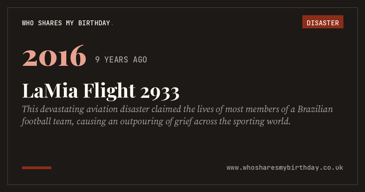 LaMia Flight 2933