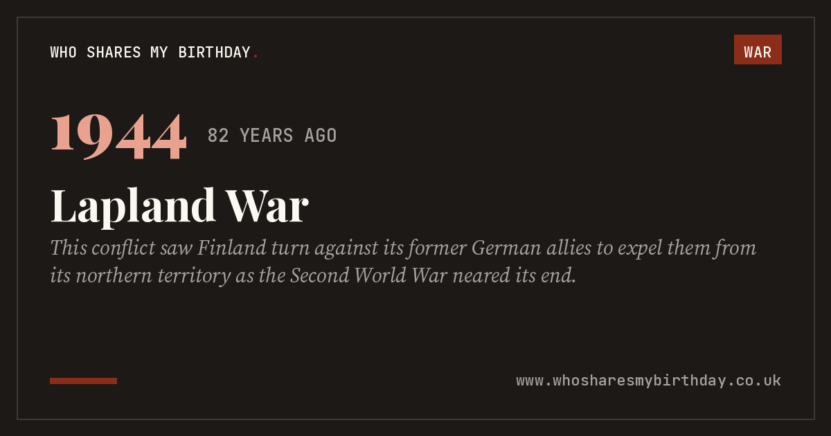 Lapland War