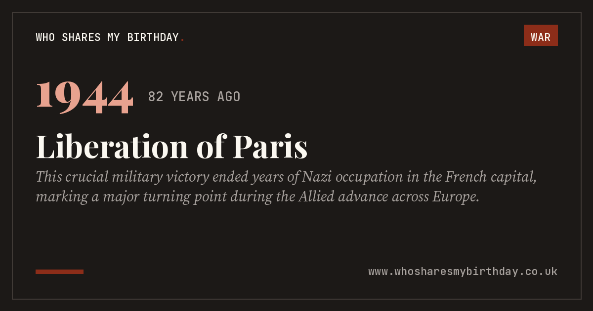 Liberation of Paris