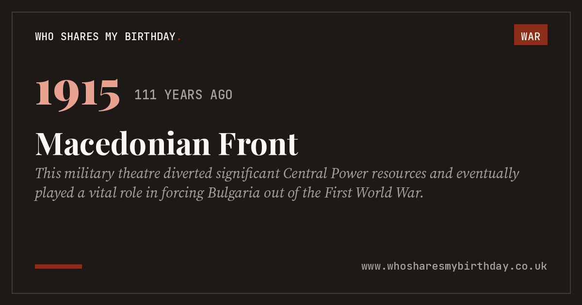 Macedonian Front