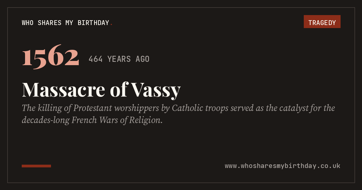 Massacre of Vassy