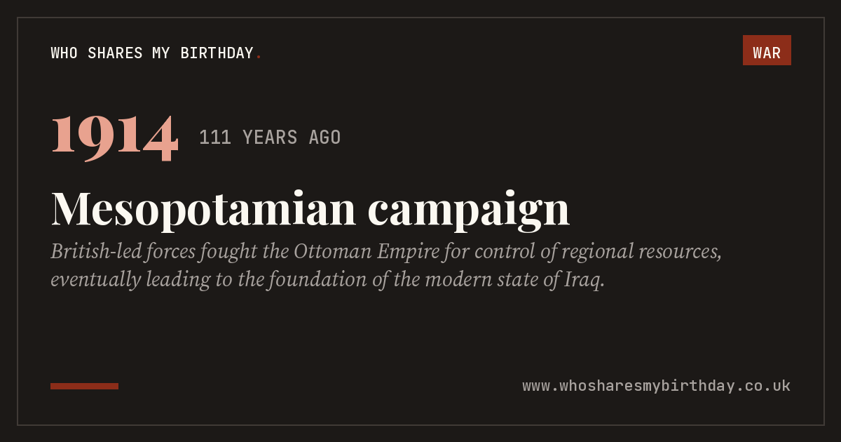 Mesopotamian campaign