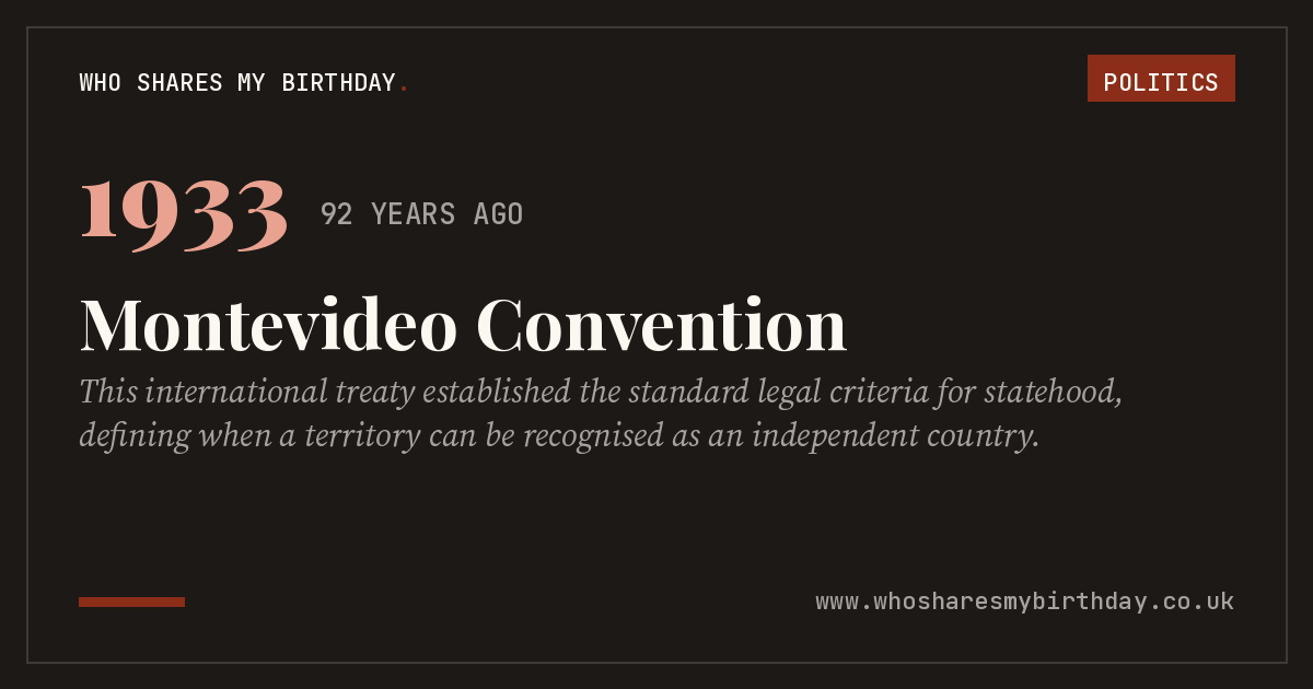 Montevideo Convention