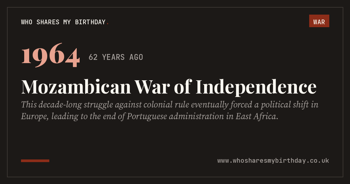 Mozambican War of Independence