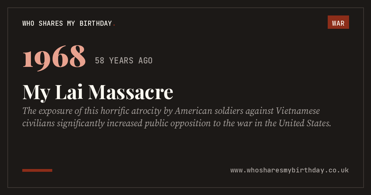 My Lai Massacre