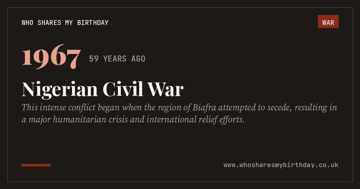 Nigerian Civil War