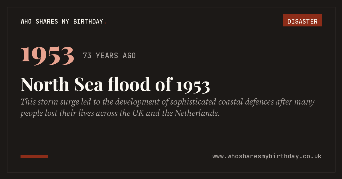 North Sea flood of 1953