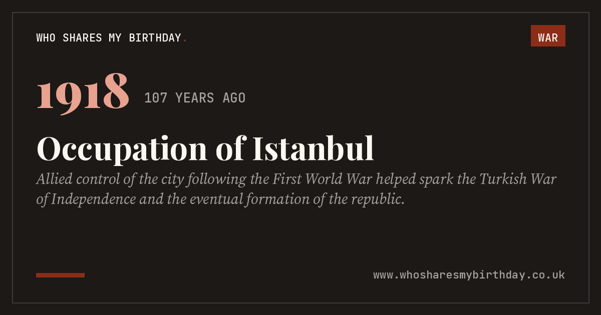 Occupation of Istanbul