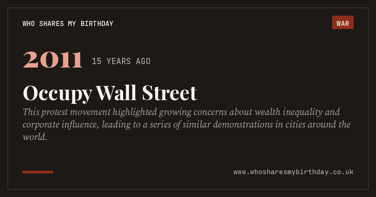 Occupy Wall Street