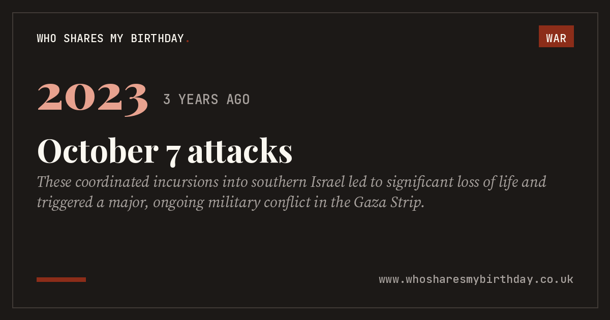 October 7 attacks