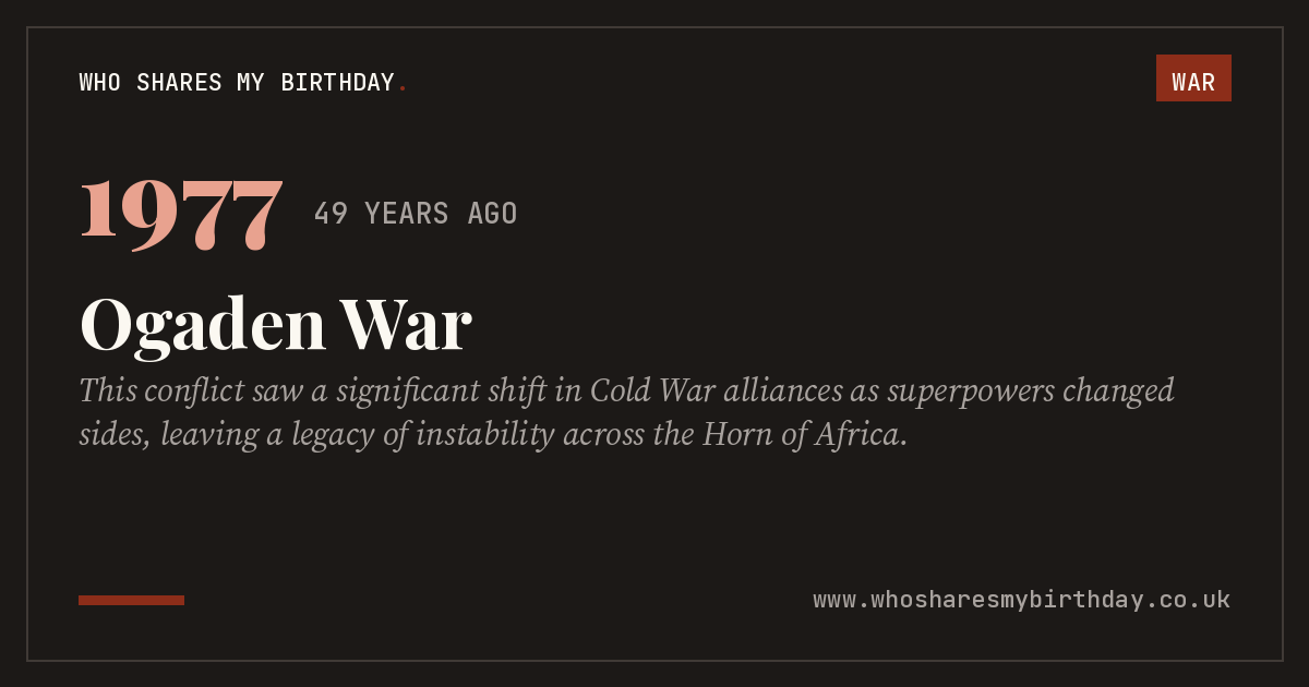 Ogaden War