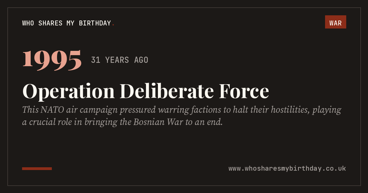 Operation Deliberate Force