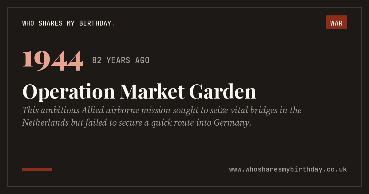 Operation Market Garden