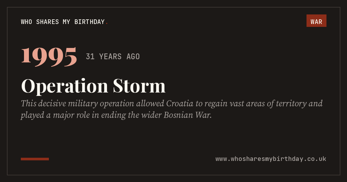 Operation Storm