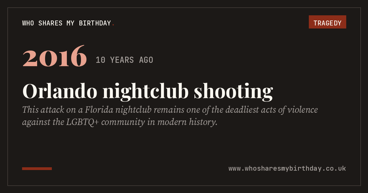 Orlando nightclub shooting