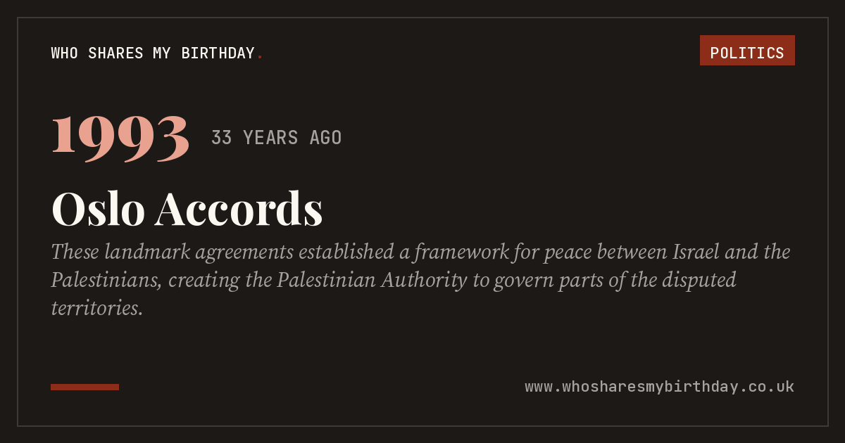 Oslo Accords