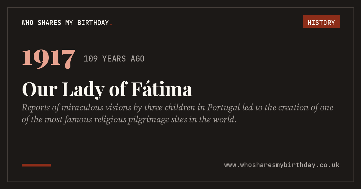 Our Lady of Fátima