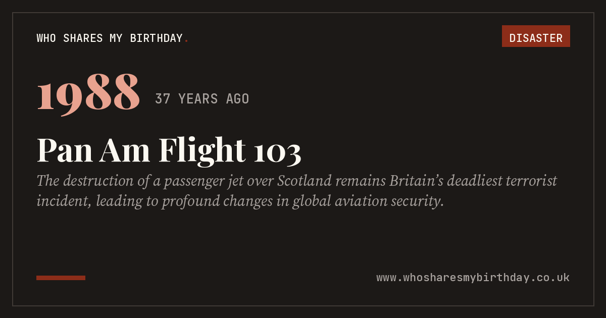 Pan Am Flight 103