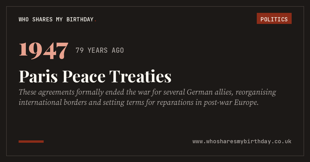 Paris Peace Treaties