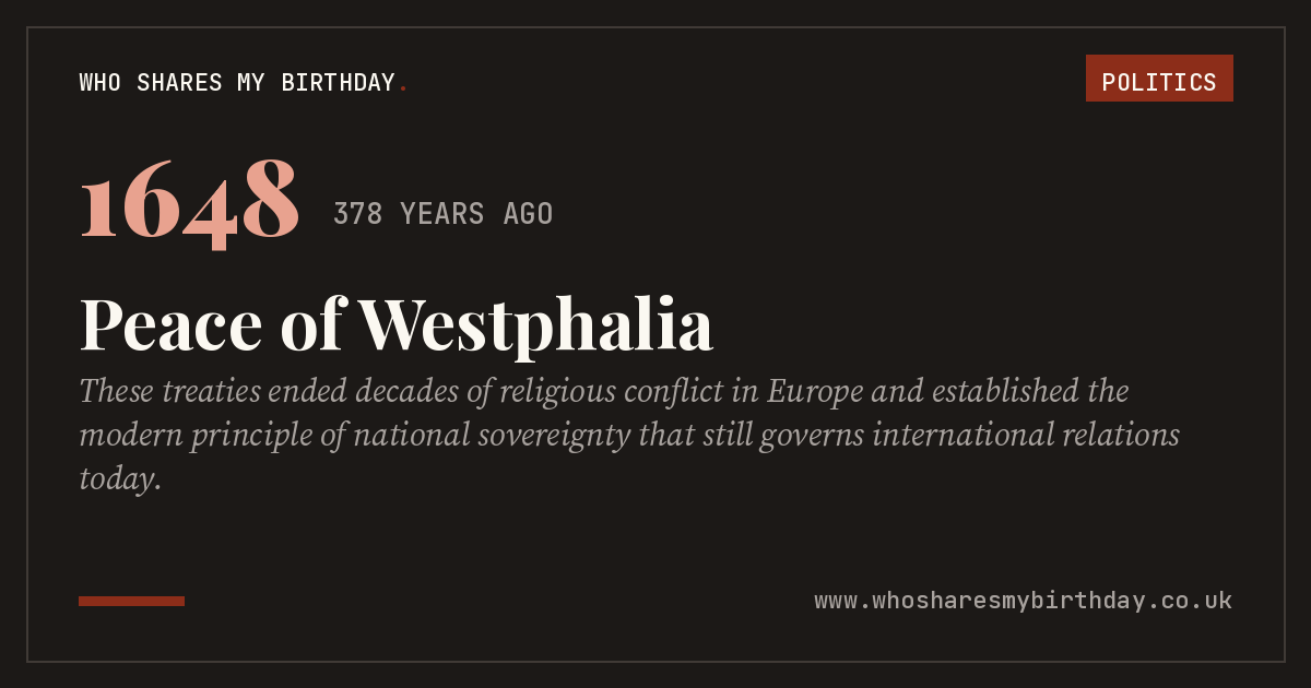 Peace of Westphalia