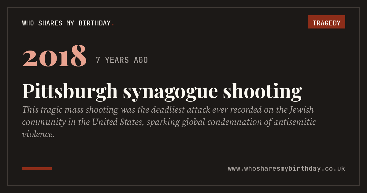 Pittsburgh synagogue shooting
