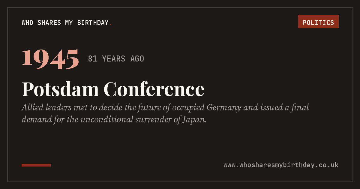 Potsdam Conference