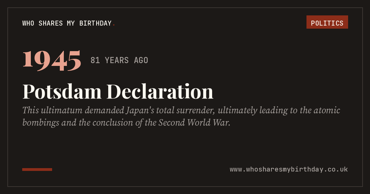 Potsdam Declaration