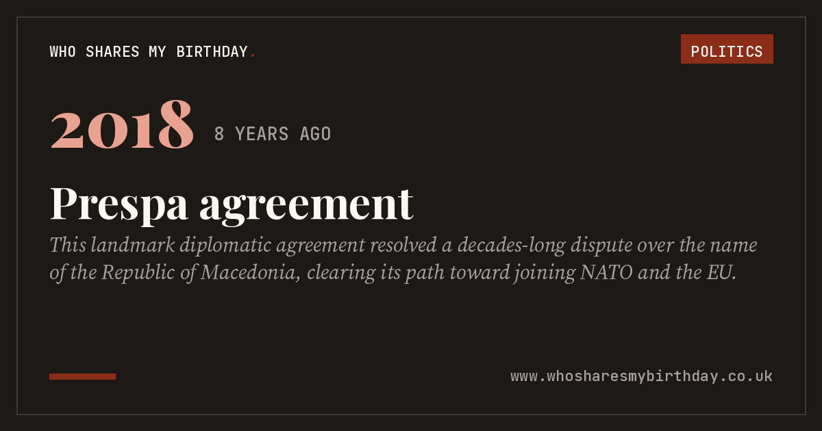 Prespa agreement