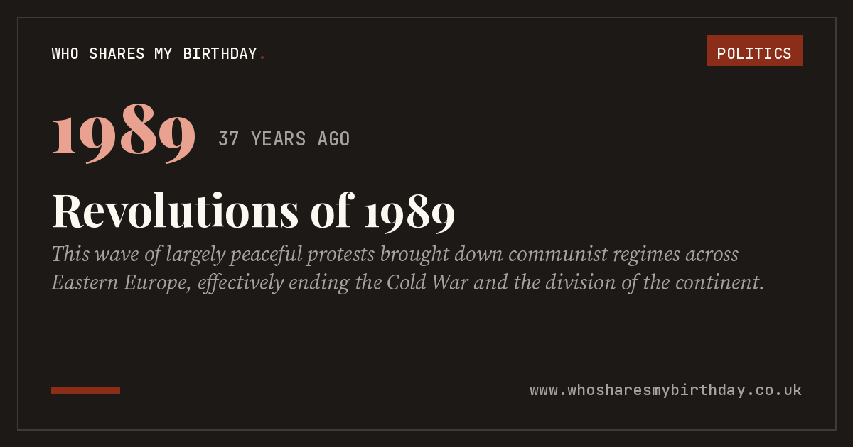 Revolutions of 1989