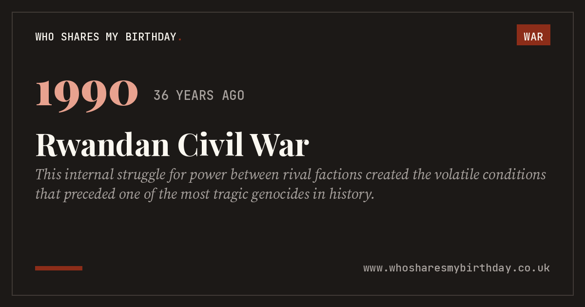 Rwandan Civil War