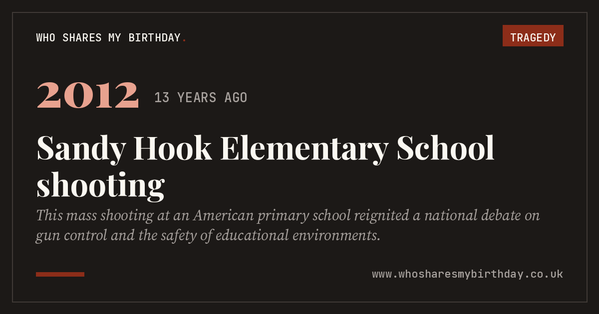 Sandy Hook Elementary School shooting