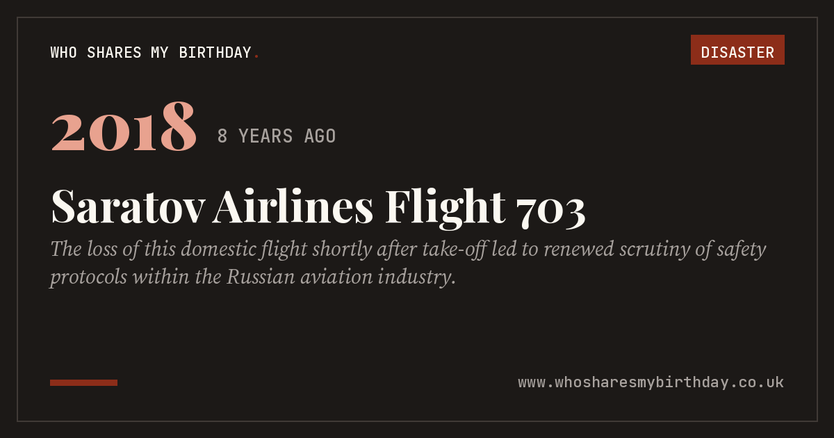 Saratov Airlines Flight 703