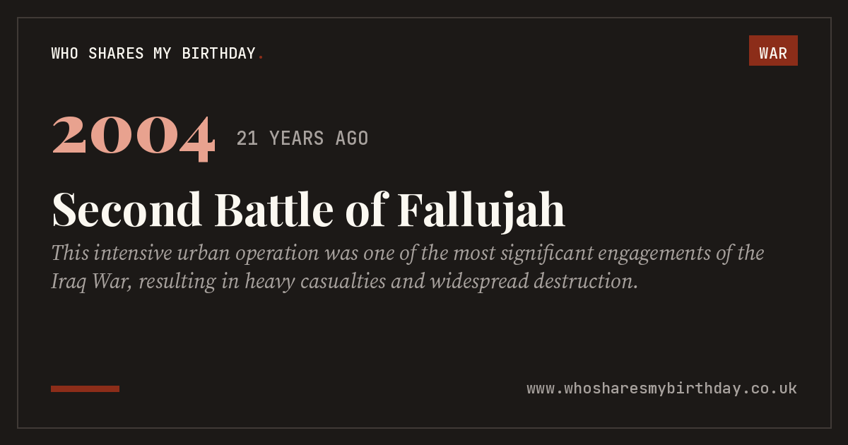 Second Battle of Fallujah
